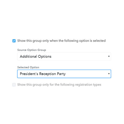 Conditionally Display Options