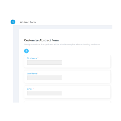 Configure Abstract Form