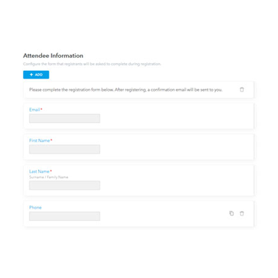 Customize Registration Form