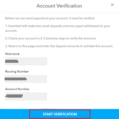 Account Verification