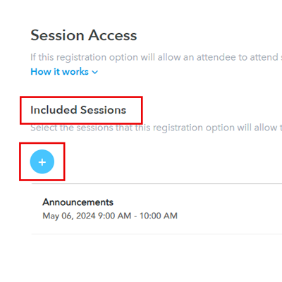 Session Access