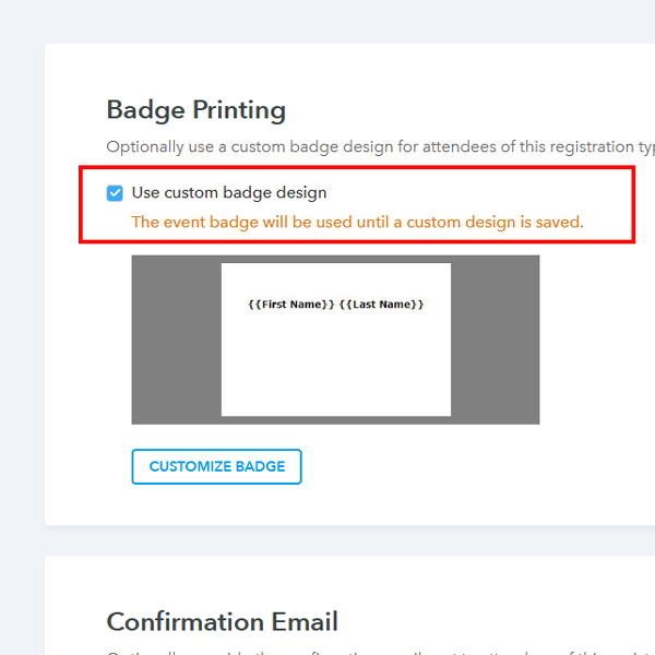 Badge Printing