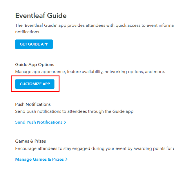 Customize App