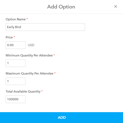 Configuring Registration Options